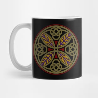 Book of Durrow Celtic Cross Mug